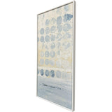Paragon Blue Dots I Blue 50 X 26 X 2 Wall Art