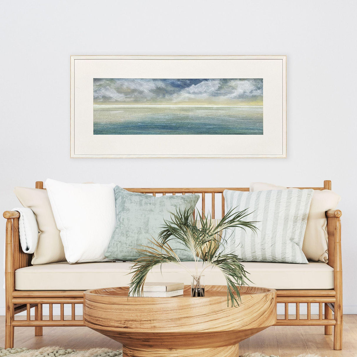 Paragon Marine Mist II Blue 21 X 45 X 2 Wall Art