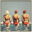 Paragon Red Turquoise 42 X 42 X 3 Wall Art