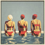 Paragon Red Turquoise 42 X 42 X 3 Wall Art