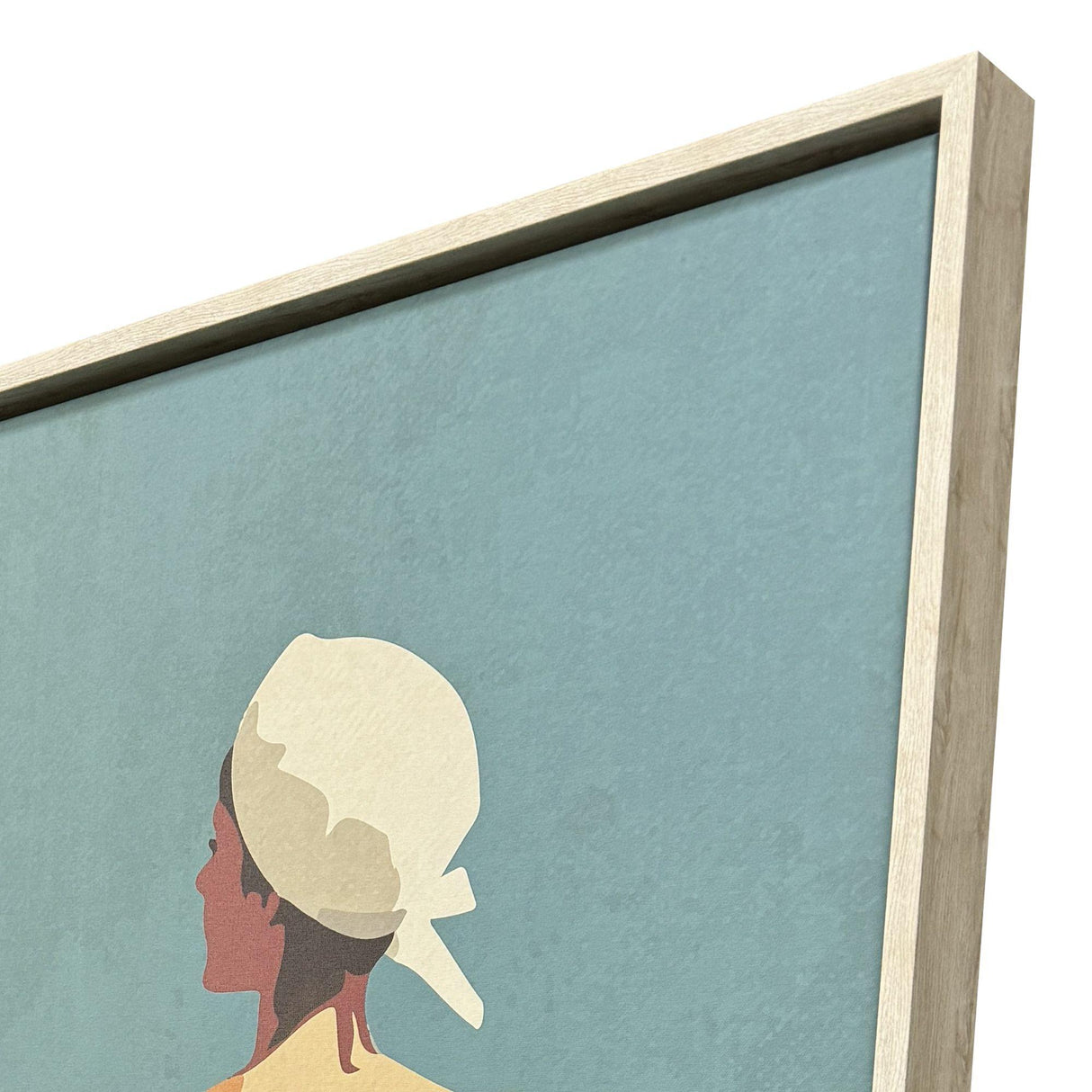 Paragon Two Friends at the Beach Turquoise 42 X 42 X 3 Wall Art