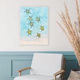 Paragon Swimming Turtles I Blue 29 X 21 X 3 Wall Art