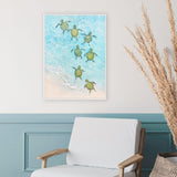 Paragon Swimming Turtles II Blue 29 X 21 X 3 Wall Art