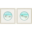 Paragon Shoreline Duo S/2 Blue 17 X 17 X 1 Wall Art