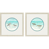 Paragon Shoreline Duo S/2 Blue 17 X 17 X 1 Wall Art
