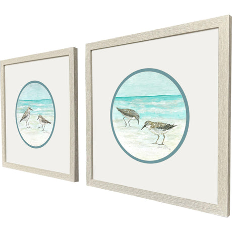 Paragon Shoreline Duo S/2 Blue 17 X 17 X 1 Wall Art