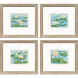 Paragon Serenity in Bloom S/4 Blue 18 X 20 X 1 Wall Art