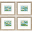 Paragon Serenity in Bloom S/4 Blue 18 X 20 X 1 Wall Art