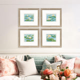 Paragon Serenity in Bloom S/4 Blue 18 X 20 X 1 Wall Art