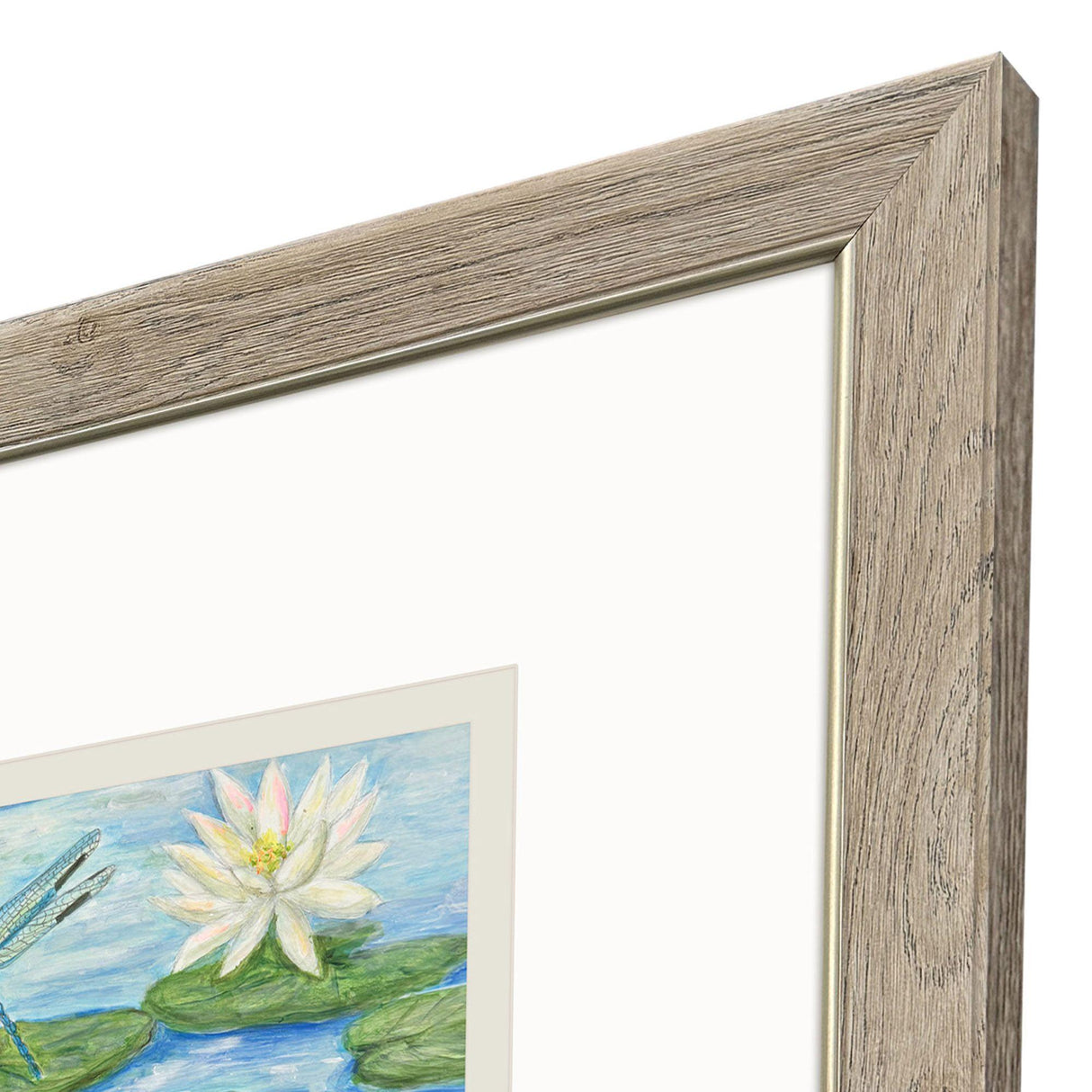 Paragon Serenity in Bloom S/4 Blue 18 X 20 X 1 Wall Art