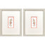 Paragon Dreamy Seahorse S/2 Orange 14 X 11 X 1 Wall Art