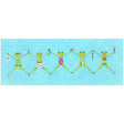 Paragon Froggy Beach Party Blue 13 X 35 X 3 Wall Art