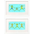 Paragon Summer Splash I S/2 Blue 19 X 29 X 2 Wall Art