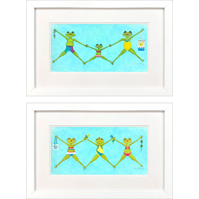 Paragon Summer Splash I S/2 Blue 19 X 29 X 2 Wall Art