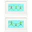 Paragon Summer Splash II S/2 Blue 19 X 29 X 2 Wall Art