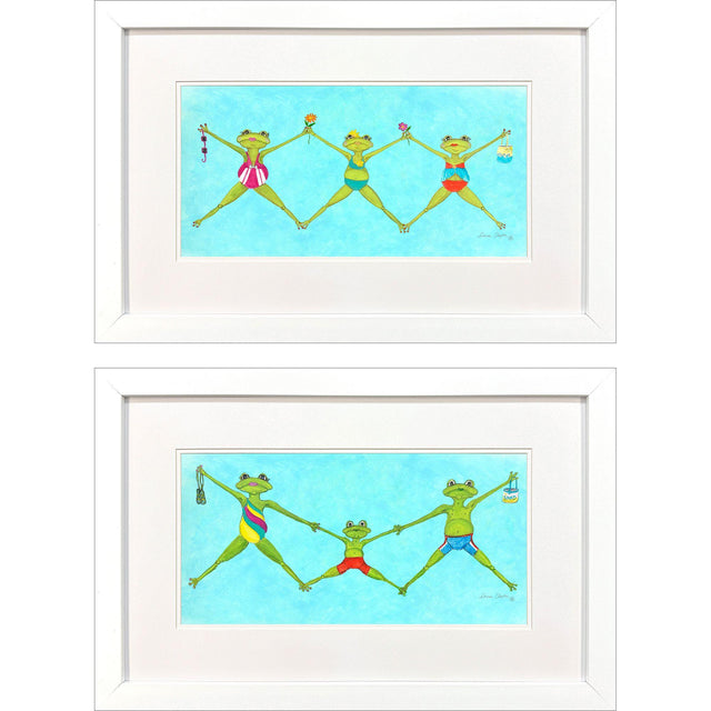 Paragon Summer Splash II S/2 Blue 19 X 29 X 2 Wall Art