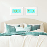 Paragon Summer Splash II S/2 Blue 19 X 29 X 2 Wall Art