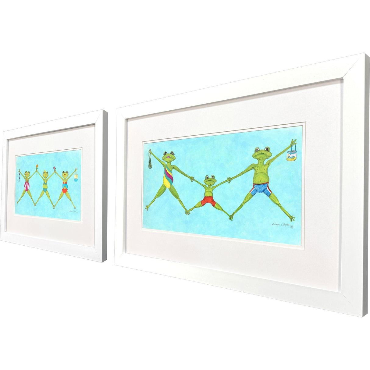 Paragon Summer Splash II S/2 Blue 19 X 29 X 2 Wall Art