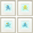 Paragon Baby Octopus S/4 Blue 15 X 15 X 1 Wall Art