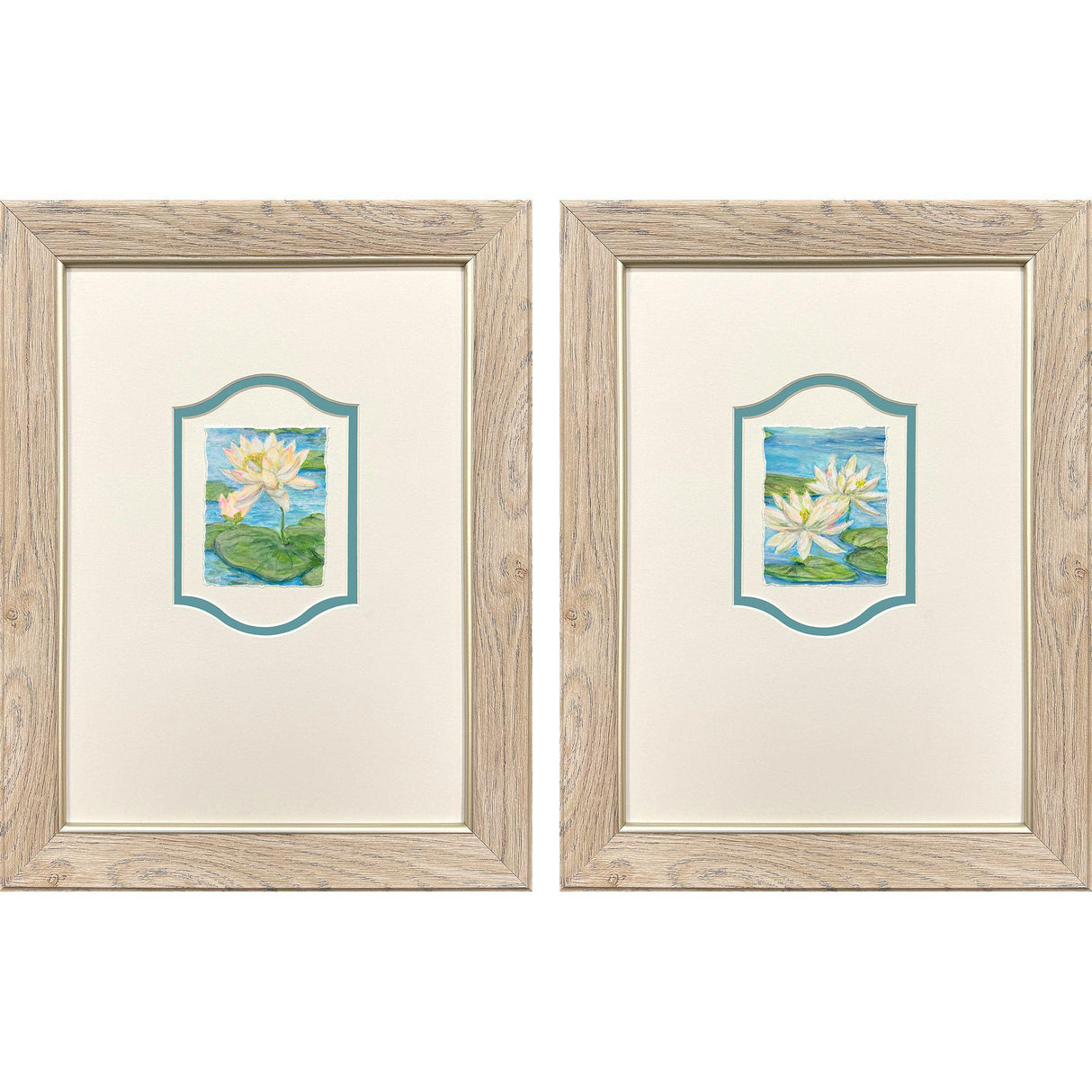 Paragon Water Lily Reverie S/2 Blue 17 X 13 X 1 Wall Art