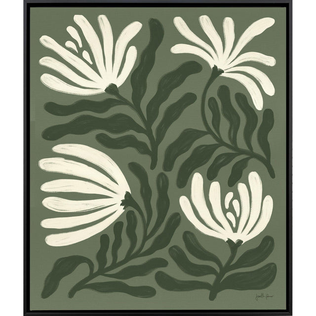Paragon Simple Petals I Green 35 X 29 X 2 Wall Art