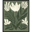 Paragon Simple Petals II Green 35 X 29 X 2 Wall Art