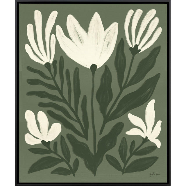 Paragon Simple Petals II Green 35 X 29 X 2 Wall Art