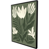 Paragon Simple Petals II Green 35 X 29 X 2 Wall Art