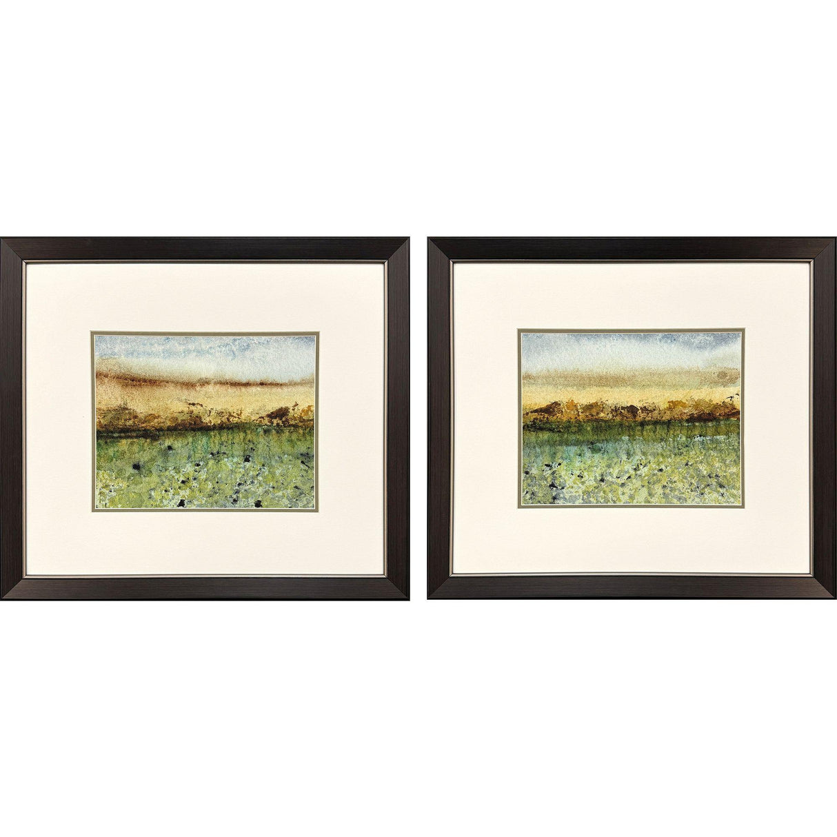 Paragon Abstract Vast Field S/2 Green 22 X 25 X 1 Wall Art