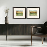 Paragon Abstract Vast Field S/2 Green 22 X 25 X 1 Wall Art