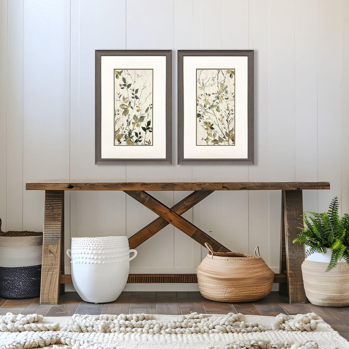 Paragon Neutral Green S/2 Green 35 X 23 X 1 Wall Art