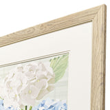 Paragon Hydrangeas on Plaid S/2 Blue 27 X 27 X 1 Wall Art