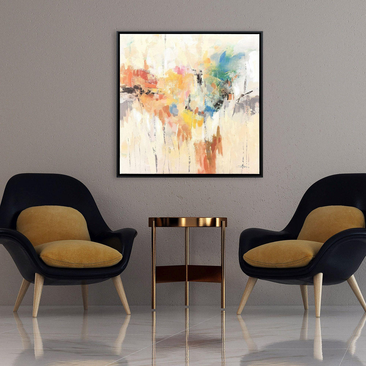 Paragon Merry Go Round Multi 29 X 29 X 2 Wall Art