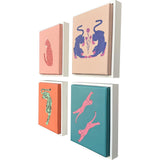 Paragon Big Cat S/4 Multi 11 X 09 X 3 Wall Art