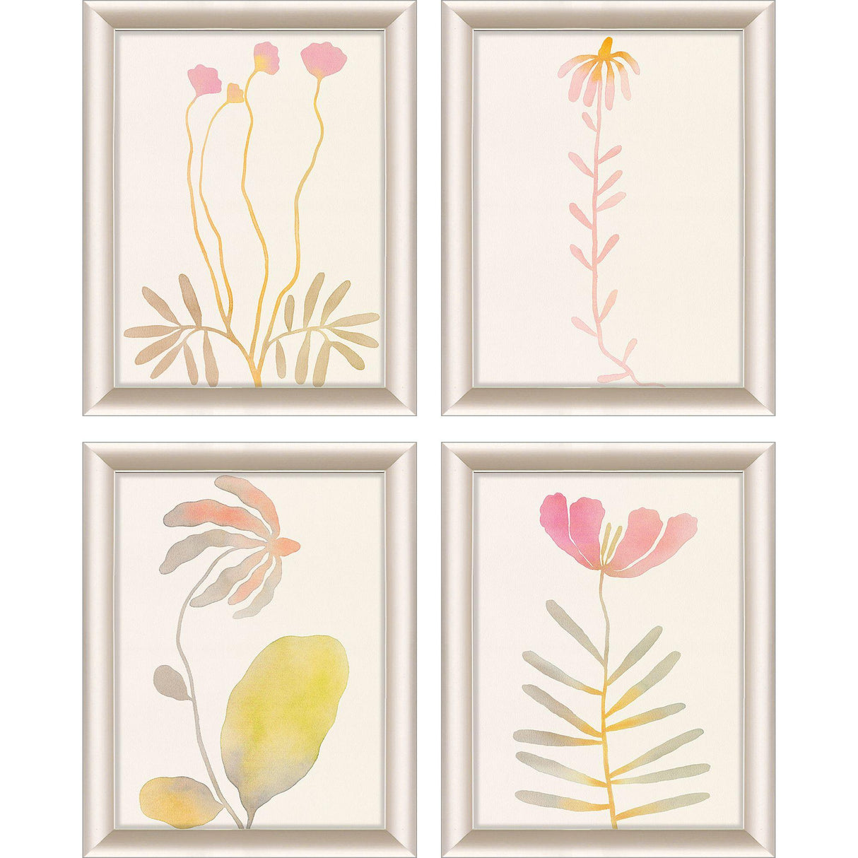 Paragon Soft Bloom S/4 Pink 18 X 14 X 2 Wall Art