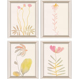 Paragon Soft Bloom S/4 Pink 18 X 14 X 2 Wall Art