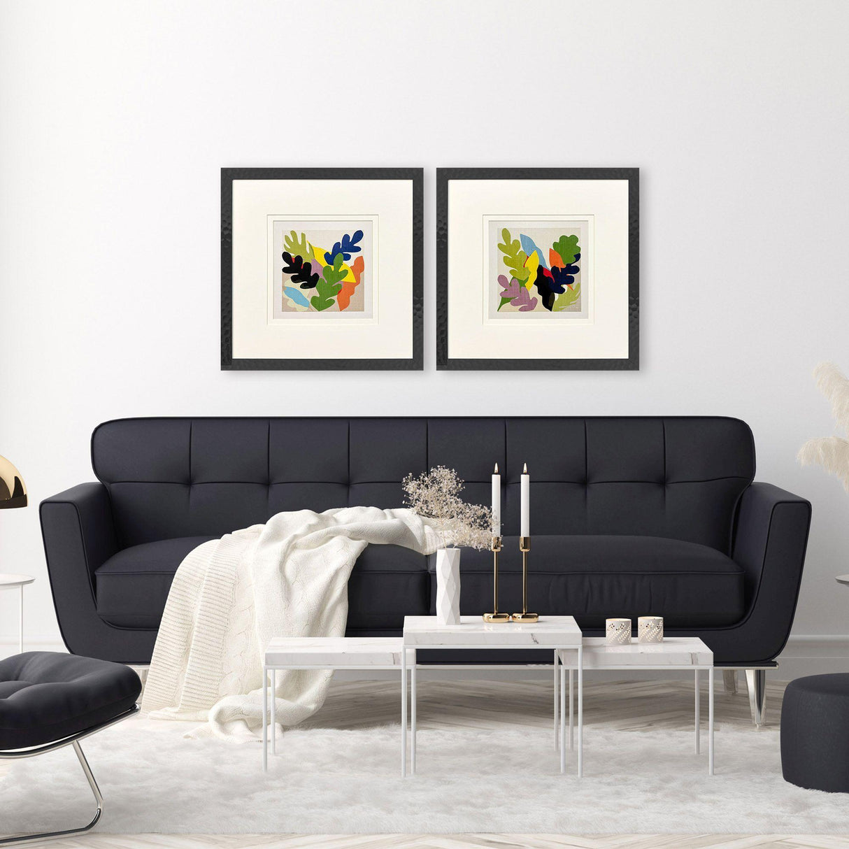Paragon Eclectic Garden S/2 Multi 22 X 22 X 1 Wall Art