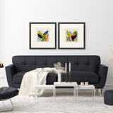 Paragon Eclectic Garden S/2 Multi 22 X 22 X 1 Wall Art