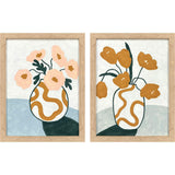 Paragon Whimsical Bloom S/2 Pink 18 X 14 X 1 Wall Art