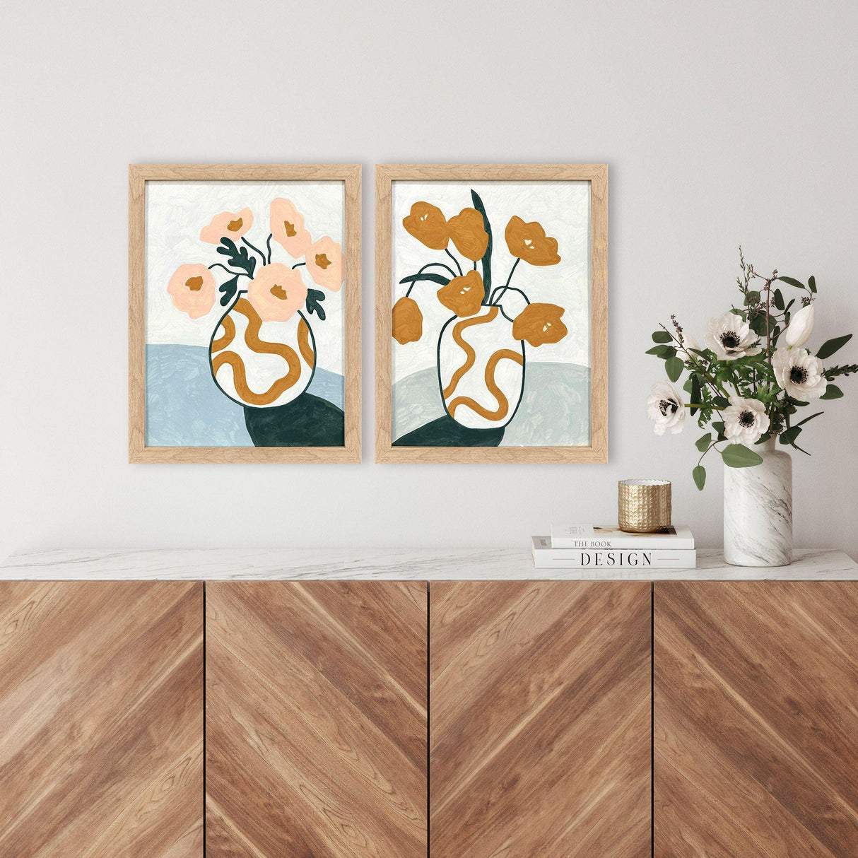 Paragon Whimsical Bloom S/2 Pink 18 X 14 X 1 Wall Art