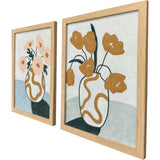 Paragon Whimsical Bloom S/2 Pink 18 X 14 X 1 Wall Art