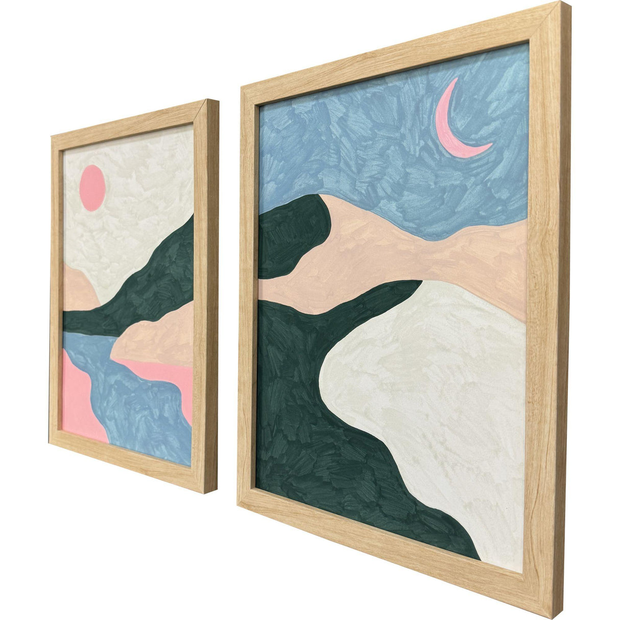 Paragon Whimsical Oasis S/2 Pink 18 X 14 X 1 Wall Art