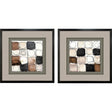 Paragon Circular Square S/2 Brown 27 X 27 X 2 Wall Art