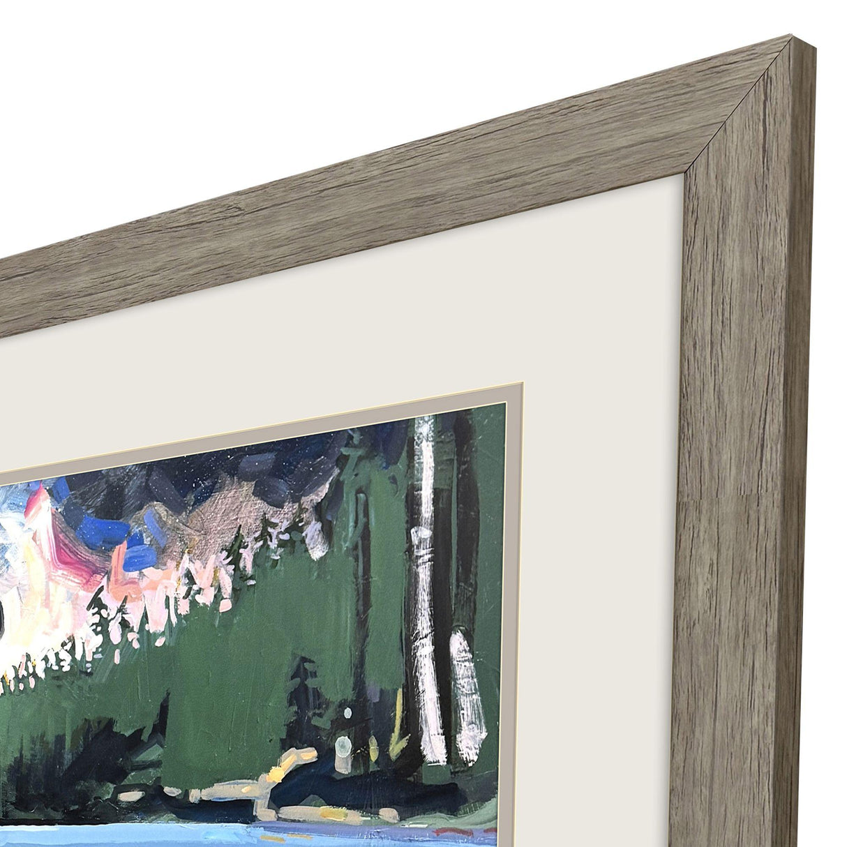 Paragon Shades of Red Blue 27 X 33 X 2 Wall Art