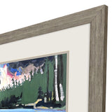Paragon Shades of Red Blue 27 X 33 X 2 Wall Art