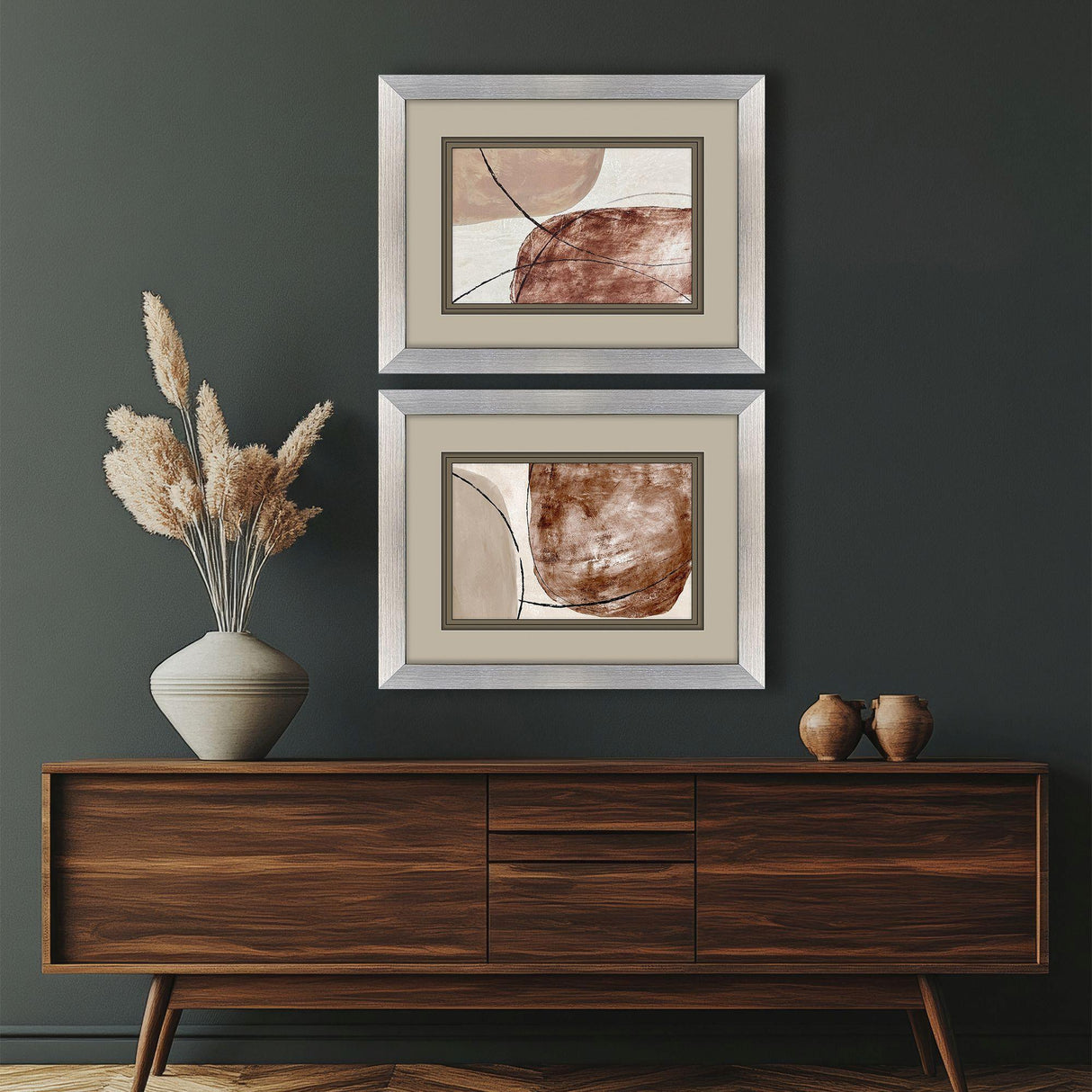 Paragon Shining Taupe S/2 Brown 20 X 26 X 2 Wall Art