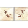 Paragon Neutral Flight S/2 Brown 14 X 14 X 2 Wall Art