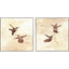 Paragon Neutral Flight S/2 Brown 14 X 14 X 2 Wall Art