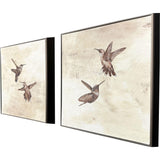 Paragon Neutral Flight S/2 Brown 14 X 14 X 2 Wall Art