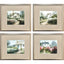Paragon Cottage Garden S/4 Green 15 X 17 X 1 Wall Art